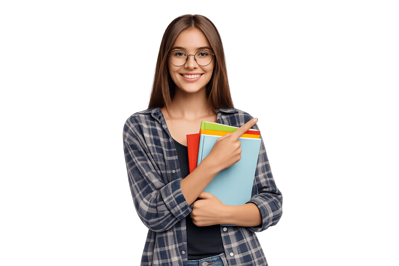 Students studying